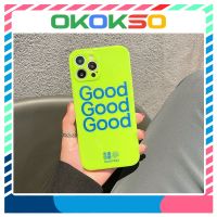 เคสโทรศัพท์มือถือแบบใส กันกระแทก ลาย GOOD สีเรืองแสง สำหรับ OPPO Reno6 Reno6 pro Reno5 5G Reno5 pro Reno4Z 5G  A52 A72 A92 A53 A32 A9 2023 A5 2023 A11 A3S A12e C1 A31 F11 R17