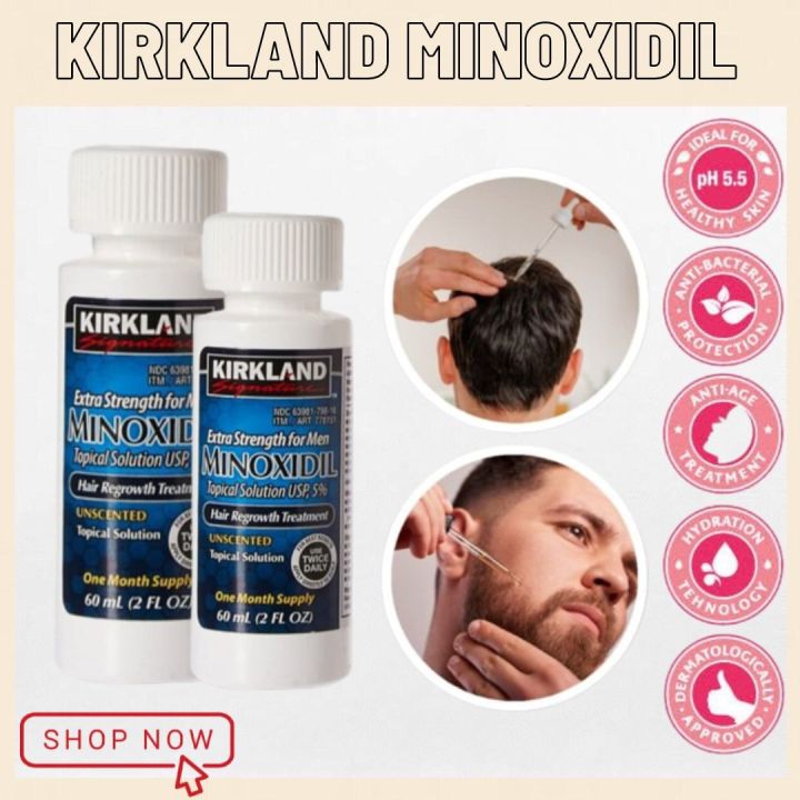 Kirkland Signature 6 Months Kirkland Minoxidil 5% Extra Strength Hair ...