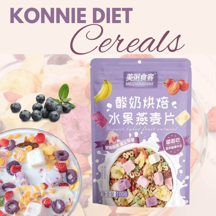 Konnie Diet Cereal From Japan Mixed Fruit Oatmeal Cereal For Weight ...