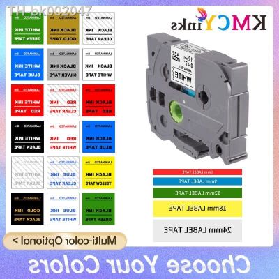 ❆✲☬ 1PACK 6mm/9mm/12mm/18mm/24mmx8m muticolor ribbon label tapes Compatible for Brother P-TOUCH TZE label printer TZ-231 tz231 221