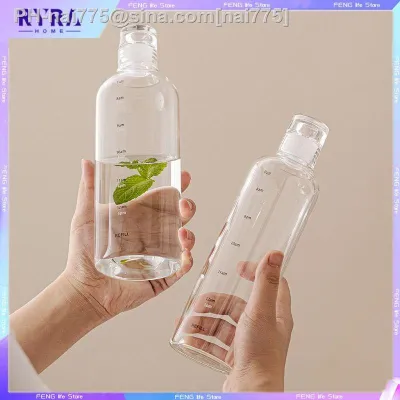 500ML Plastic Water Bottle For Drinking Large Time Marker Tumbler Water Cup Leakproof Drinking Bottles For Sports Gym Travel Mug