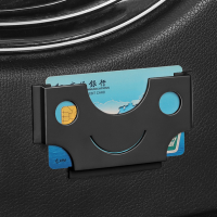 Car Interior Card Holder Multifunctional Portable Card Storage Case Car Organizers Paste Holders Auto Accessories2023