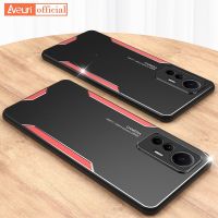 กล่องโลหะอะลูมิเนียมสไตล์ใหม่สำหรับ Xiaomi Mi 12 Lite 12 Pro 12S Ultra 12T 12X 5G เคสโทรศัพท์ซิลิโคนเคสแบบเนื้อด้านสำหรับ Redmi K50 Ultra Coque