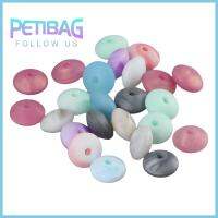 PETIBAG 240Pcs 12mm ครับ ลูกปัดซิลิโคน กลมกลมๆ สีหินอ่อน ลูกปัดลูกคิด งานฝีมืองานประดิษฐ์ ผสมสี ลูกปัดสร้อยข้อมือขนาดเล็ก อุปกรณ์เสริมพวงกุญแจ