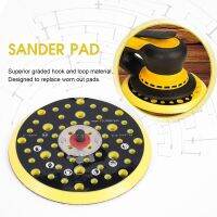 150mm 5/16 Thread 52 Hole Medium Density Random Orbital Sander Hook &amp; Loop Backing Pad Compatible with CEROS DEROS