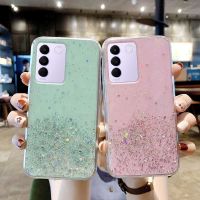 เคสโทรศัพท์สำหรับ Vivo เคส V29Lite V29Pro V29 V29E V27Pro V27 V27e 5G เคสซิลิโคนใสดีไซน์รูปดาวท้องฟ้าระยิบระยับ2023แวววาวฝาครอบโปร่งใสกันกระแทกป้องกันด้านหลัง