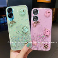 เคสโทรศัพท์ Honor90 Honor 90 Lite 5G Phone Case เคส Huawei Nova Y71 ดาวเคราะห์ท้องฟ้าเต็มไปด้วยดวงดาวสีสันสดใสใสนุ่ม2023ฝาหลัง