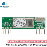 DC3V 5.5V RXB6 433Mhz RF Superheterodyne Wireless Receiver Module With the decoding for Arduino/ARM/AVR