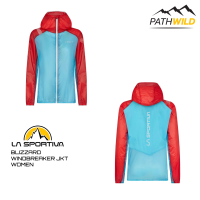 LA SPORTIVA BLIZZARD WINDBREAKER JKT WOMEN   เสื้อกันลม สำหรับการวิ่งเทรล น้ำหนักเบา เนื้อผ้าบาง พกใส่เป้ได้ง่าย ออกแบบให้เหมาะกับสรีระผู้หญิงโดยเฉพาะ