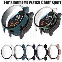 เคสป้องกันพีซีแบบเต็มสำหรับ Xiaomi MI Watch Color Sport Global Version ตัวป้องกันหน้าจอ + ฟิล์มกระจกนิรภัย