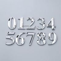 【LZ】๑₪  3D Large size Self Adhesive Door Number Sign Number Digit Apartment Hotel Office Door Address Street Number Stickers Plate Sign