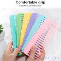 [HCLM] Comb Plastic Scalp Massage Round Teeth Hairdressing Tool