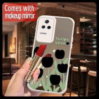 romantic Raised lens Phone Case For Redmi K40S/Xiaomi Poco F4 5G Heat dissipation interest flower Liquid silicone trend