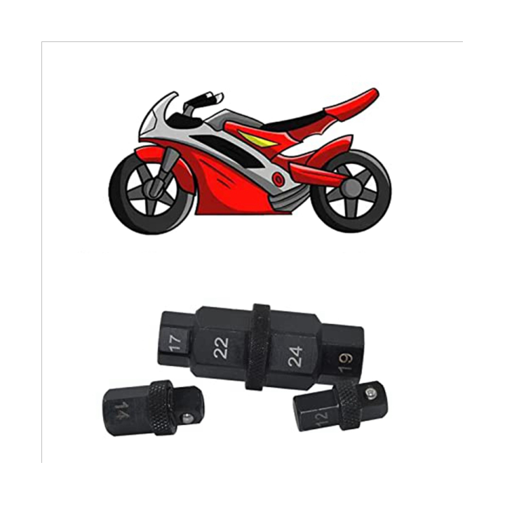 Hex Axle Tool for Motorcycle Front Axle Wheel 12 14 17 19 22 24mm 6 in