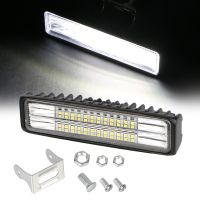 LED Headlights Work Light LED Light Bar Spotlight For Auto Motorcycle Truck 12-24V Super Bright 72W 24 LED Off Road