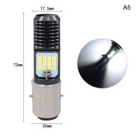 Gaoba ไฟ LED Moto 6500K BA20D H4 24SMD PX15D LED Moto หลอดไฟหน้ารถมอเตอร์ไซค์1ชิ้น