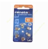 ถ่านกระดุม ถ่านเครื่องช่วยฟัง Renata no.13 หรือ PR48 for Beurer ha-20 Made in Germany