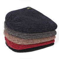 Brand Skullies Beanies Men Knitted Hat Warm Winter Hats Women Thicken Plus Fleece Soft Cap Cotton Knit Beanie Bonnet Mens Cap