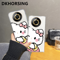 DKHORSING เคสโทรศัพท์รูปการ์ตูนใหม่สำหรับ Realme 11 / 11 Pro / 11 Pro + ซิลิโคนนิ่มลายหมีน่ารัก KT Realme11 Pro เคสโทรศัพท์มือถือใส