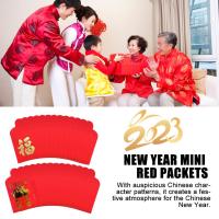 Mini New Year Red Envelopes Wedding Red Envelopes Chinese Red New Pockets Year Festival Spring Z9M1