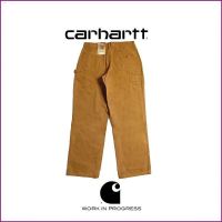 ✑□☾Carharttb11 Carthartt B01เมนไลน์บล็อกบัสเตอร์หลวมๆที่หัวเข่ากางเกงกระเป๋าผ้าใบแข็งมากขึ้น