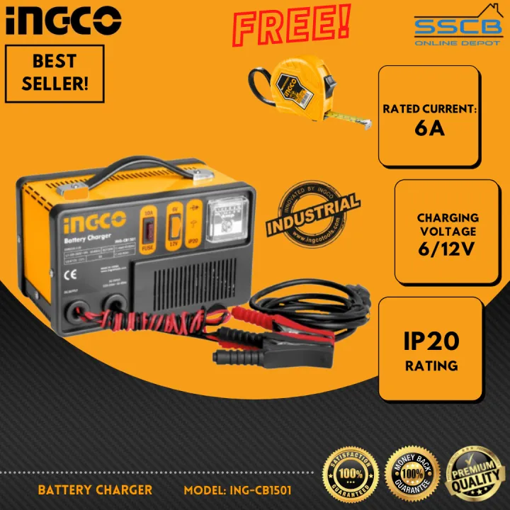 Ingco Battery Charger (ING-CB1501) | Lazada PH