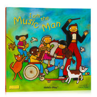 I Am The Music Man Cave Book สัมผัสเพลงกล่อมเด็ก Original สมุดวาดภาพระบายสีสำหรับเด็กปกอ่อนเด็กเล่น