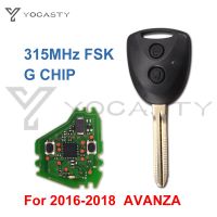 Yocasty 2ปุ่มกุญแจรถยนต์รีโมท315Mhz Fob สำหรับ Toyota Avanza 2016 2017 2018พร้อม G ไร้รอยชิป