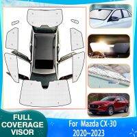 hot【DT】 Car Visors Covers CX 30 Accessories 2023   2020 2021 CX30 CX-30 Window Sunshades