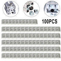 100Pcs เลื่อนบล็อก Heavy Nuts พลังงานแสงอาทิตย์ PV Fastenings M8 Slider Nut สำหรับ304045มม. โปรไฟล์อลูมิเนียมเหล็กสล็อตอุปกรณ์เสริมพลังงานแสงอาทิตย์