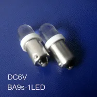 【❖New Hot❖】 gaqiugua6 สัญญาณไฟ Led Ba9s คุณภาพสูง6.3V Ba9s ไฟอุปกรณ์ไฟ Led 6V Ba9s ไฟนำร่อง Led 6.3V Ba9s Led 20ชิ้น/ล็อต