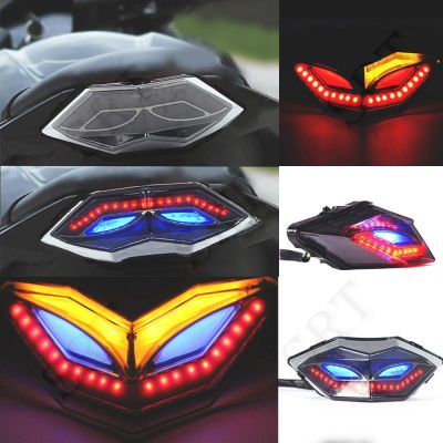 Fit For Kawasaki Ninja 300 250 Motorcycle Accessories Tail light Brake turn signal integrated LED Rear lamp Z250 Z300 2013-2018