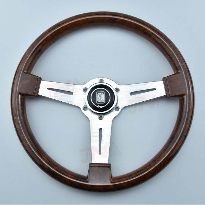 Modified Steering Wheel Copy Wood Universal JDM Racing Car Steering
