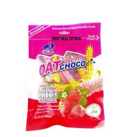 ✨ส่งฟรีไม่มีขั้นต่ำ✨ (สตอเบอรี่) Oat Choco โอ๊ตช๊อกโก้อัดแท่งขนาด80กรัมมี4รสให้เลือก KM16 อาหาร ของกิน ของฝากKM16.9530?ห้ามพลาด?