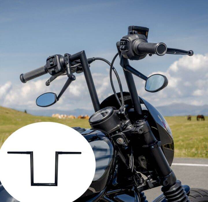 1 Inch Motorcycle Customized Handlebar Right Angle Bar For Harley