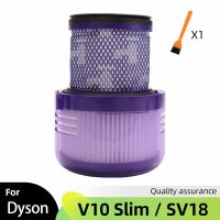 อะไหล่ทดแทนไส้กรอง HEPA ล้างได้ SV18สำหรับ Dyson V10อุปกรณ์เครื่องดูดฝุ่นหุ่นยนต์ไร้สายแบบมือถือแบบบาง