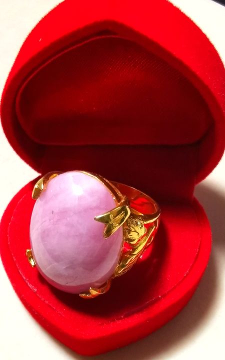 rare-gems-แหวนพลอยแท้-ทับทิมเผือก-40-กะรัต-ไซส์-56-เรือนเงินแท้ชุบทอง-ทำนวัตกรรมนาโนเพิ่มความทน