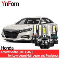 YNFOM LED headlights kit for Honda Accord Sedan CL-CV 2003-2021 low beam,high beam,fog lamp,car accessories,car headlight bulbs