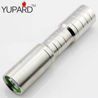 YUPARD Q5 LED stainless steel mini outdoor 14500 rechargeable glare flashlight AA battery mini outdoor camping sport