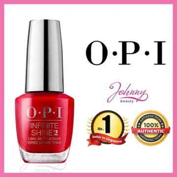 OPI Infinite Shine 2 Icons Nail Lacquer, Big Apple Red - 0.5 fl oz bottle