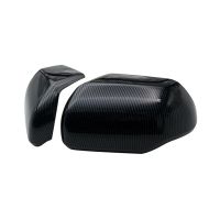 Car Carbon Fiber Rearview Side Glass Mirror Cover Trim Frame Side Mirror Caps for Toyota -Tundra 2022+