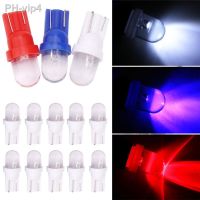 10Pcs T10 W5W 194 LED Car Wedge Side License Plate Light Super Bright Auto Interior Lighting Dashboard Warning Indicator Bulbs