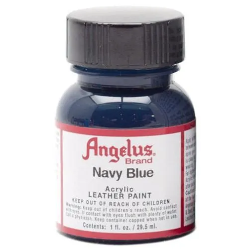Angelus Acrylic Leather Paint (Navy Blue) Lazada PH