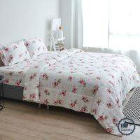 ผ้านวม TENCEL14-470T รุ่น Flowery Rose ขนาด 70 x 90 นิ้ว สีขาว ( ( รับประกันคุณภาพ ) )