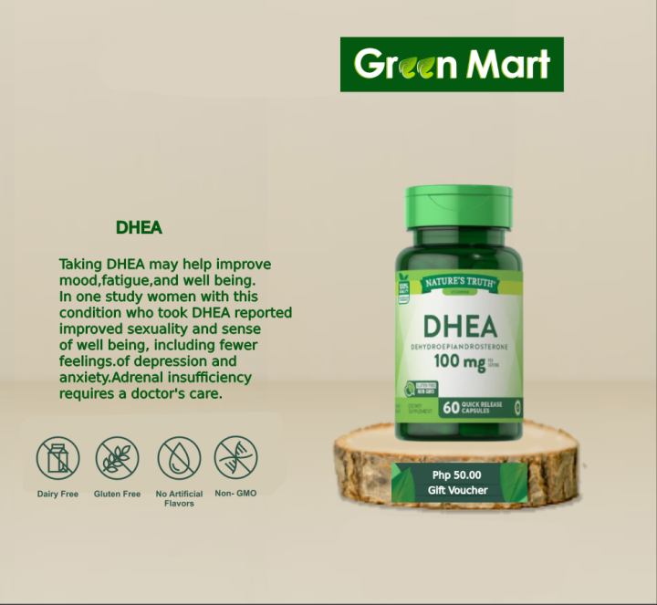 Nature's Truth DHEA 100mg 60 Capsules | Lazada PH