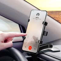 Update Universal Car Phone Holder Adjustable Dashboard Mount Clip Mobile Smart Phone GPS Stand Bracket For iPhone 12 11 x 8 6