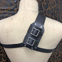 （HOT)Medieval Shoulder Strap Holder Sheath Scabbard For Men Larp Knight Weapon Rapier Belt Holster Gear Cosplay Costume