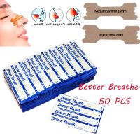 50 Pcs Breathe Nasal Strips Right Way Stop Snoring Anti Snoring Strips Easier Better Breathe Health Care Sleep Snoring