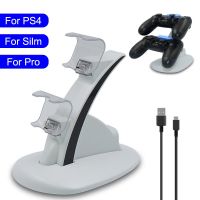 Controller Charger Dock LED Dual USB PS4 Charging Stand Station Cradle for Sony Playstation 4 PS4 / PS4 Pro /PS4 Slim Controller