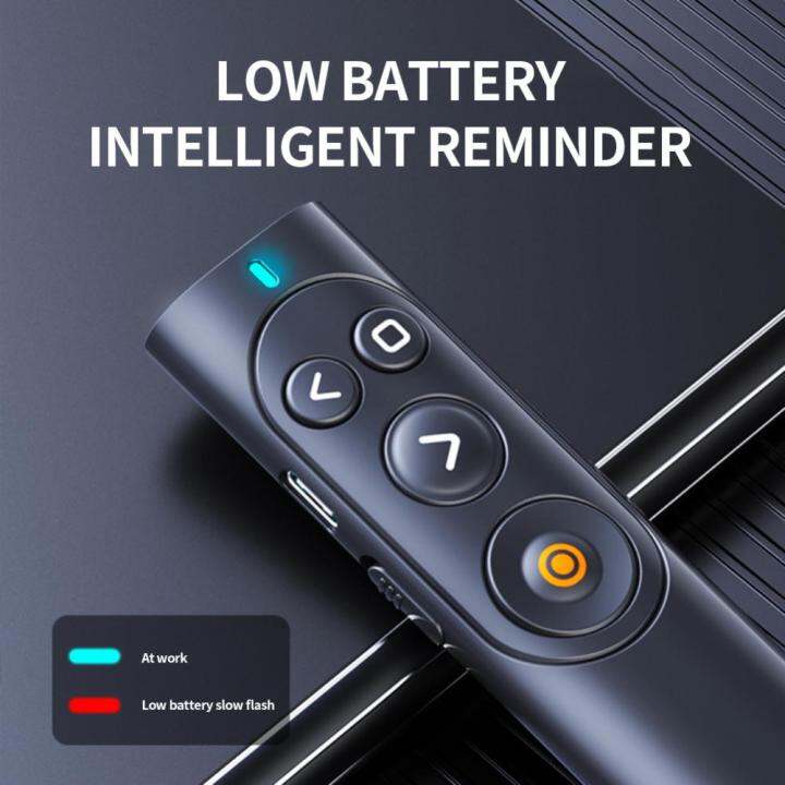 Double Laser Pointer Pen RF Wireless Presenter Remote Control Spotlight